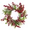 Northlight Frosted Berry and Pine Artificial Christmas Wreath - 16" - Unlit